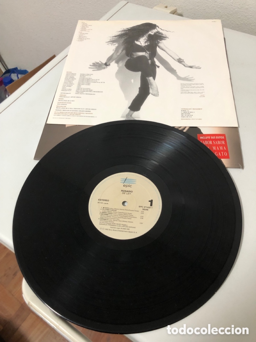 Discos de vinilo: Rosario De Ley 1992 Lp - Foto 2