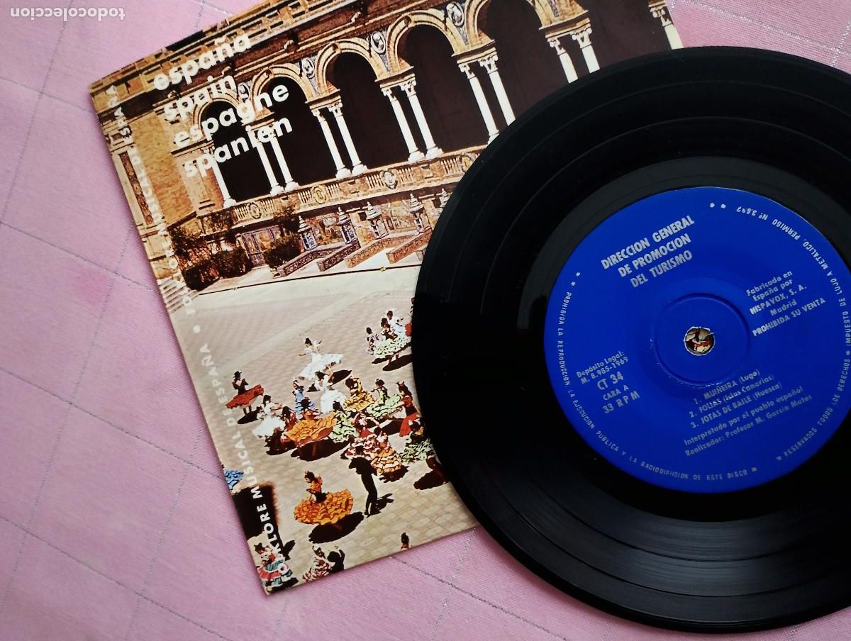 Discos de vinilo: Folklore Musical De Espa&ntilde;a 1969, Folk - Foto 3