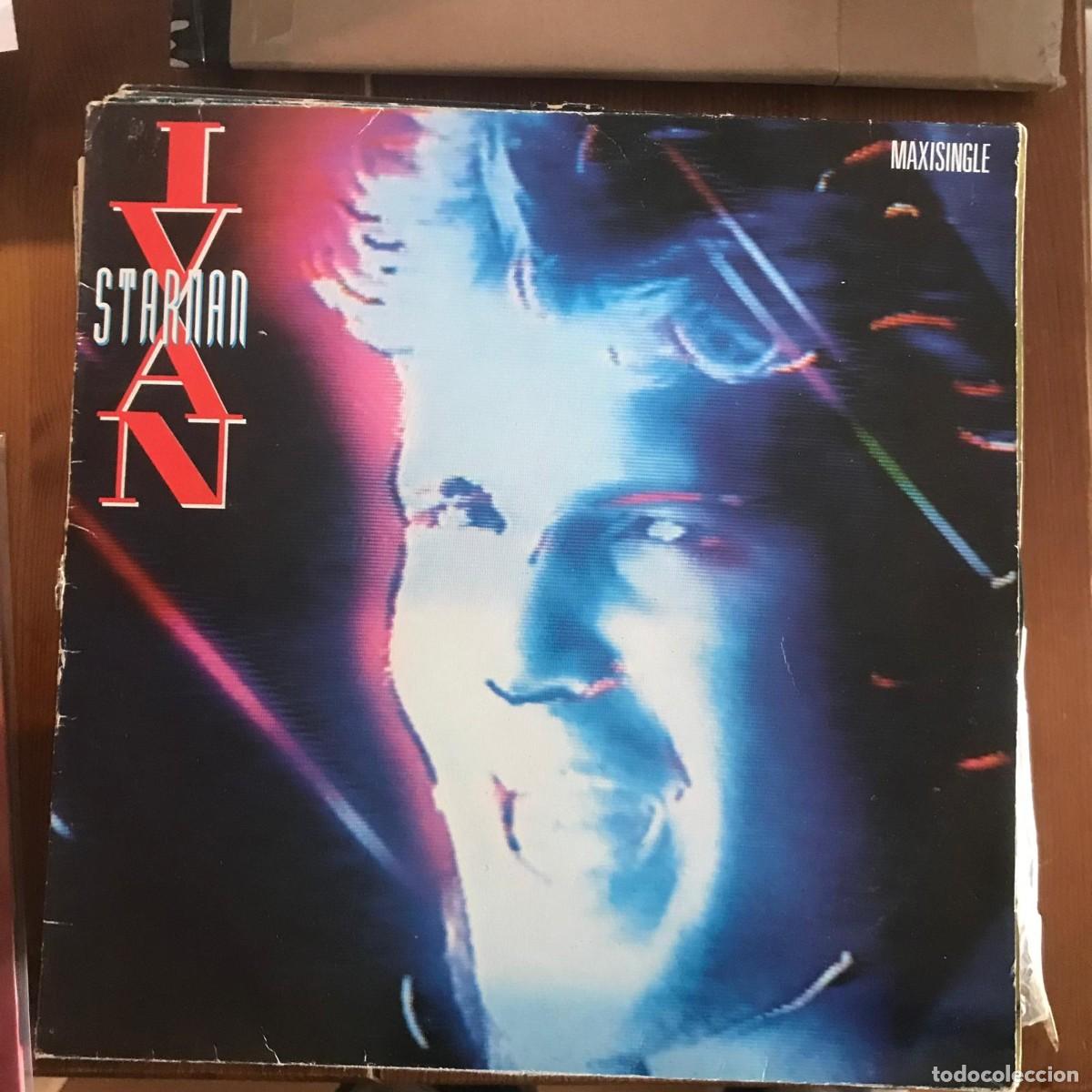Discos de vinilo: IV&Aacute;N - STARMAN - 12&rdquo; MAXISINGLE CBS 1986 - VERSI&Oacute;N DE DAVID BOWIE - Foto 1