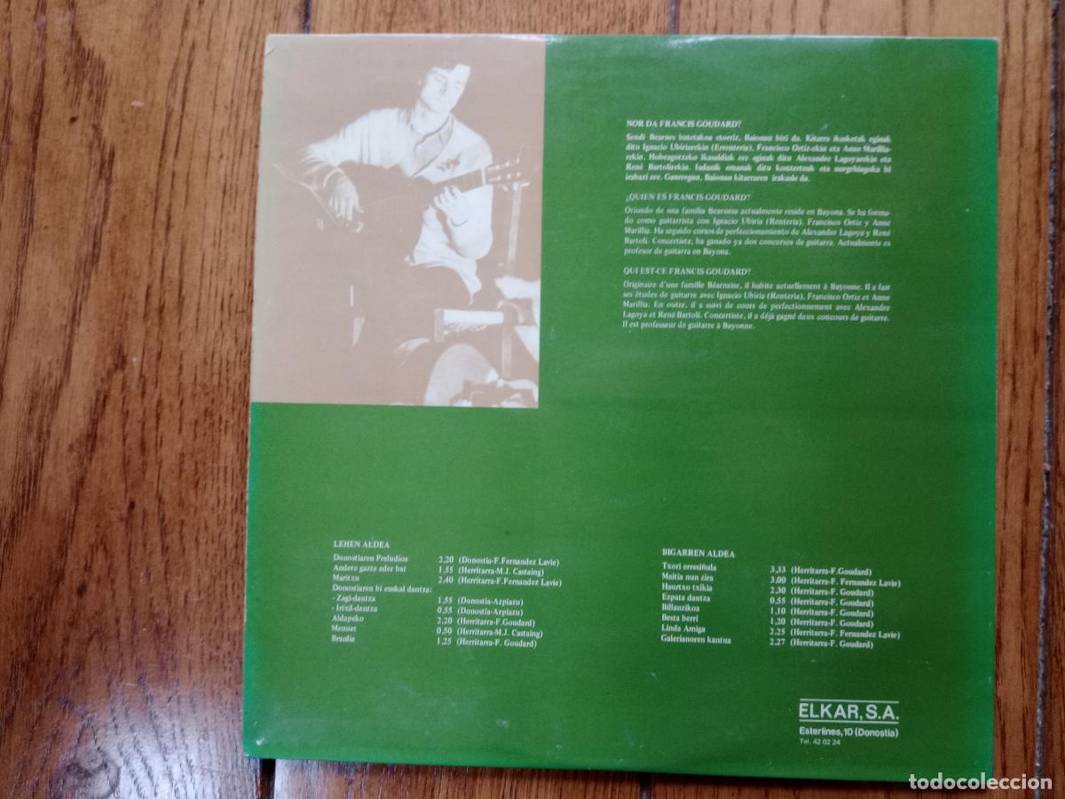 Discos de vinilo: Francis Goudard - kitarraren irria - Foto 3