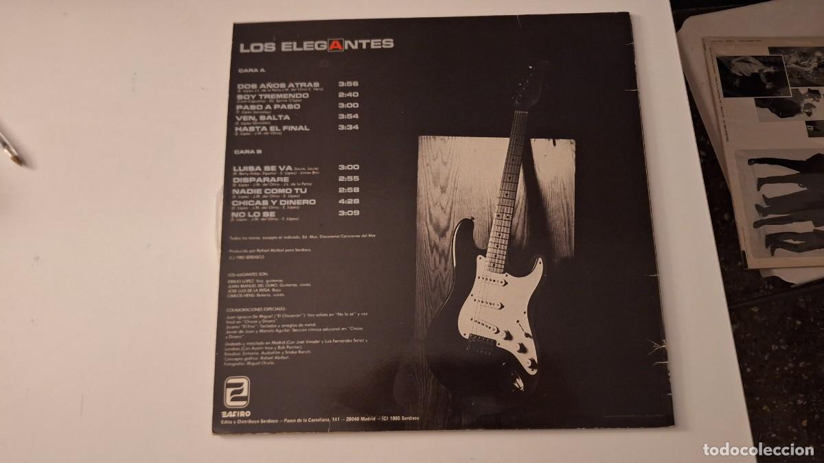 Discos de vinilo: Los Elegantes &lrm;&ndash; Paso A Paso vinilo 1985 - Foto 2