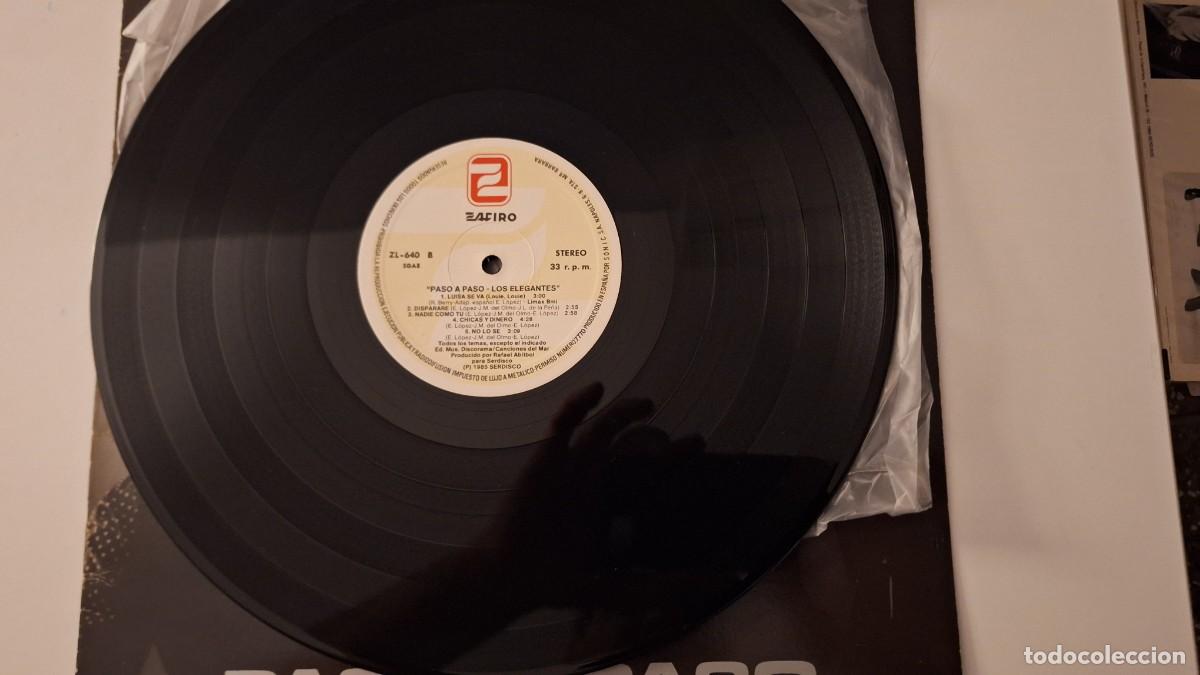 Discos de vinilo: Los Elegantes &lrm;&ndash; Paso A Paso vinilo 1985 - Foto 3