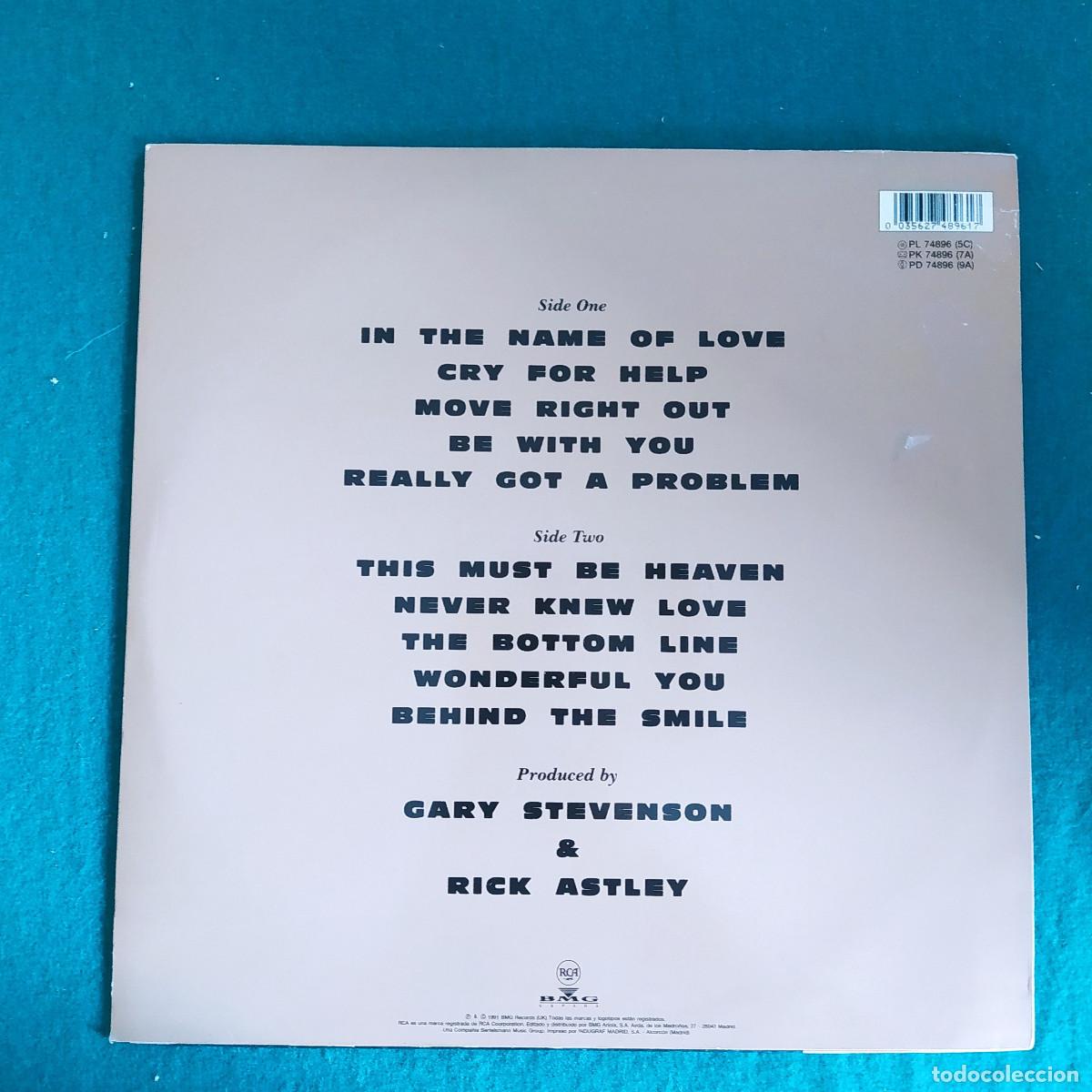 Discos de vinilo: Rick Astley &ndash; Free ..... - Foto 2