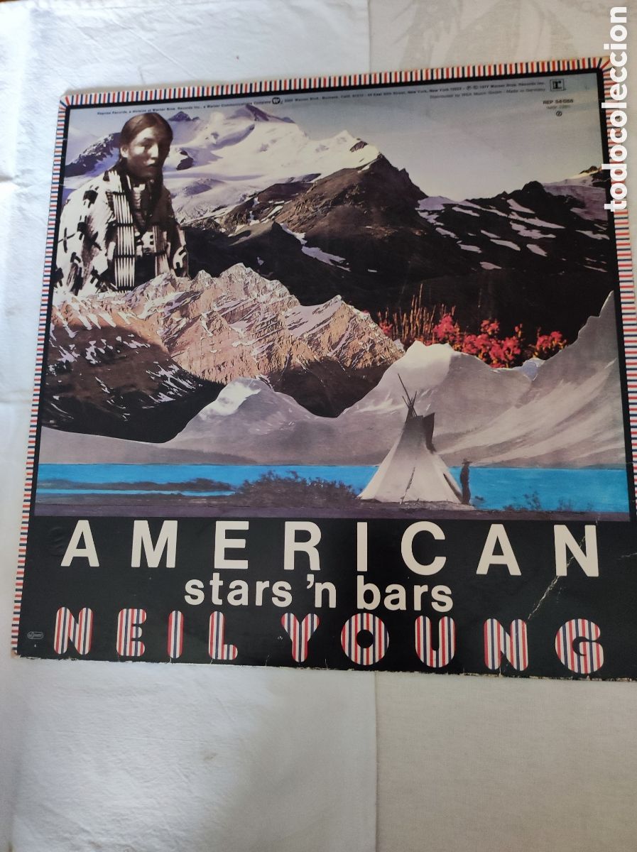Discos de vinilo: NEIL YOUNG - AMERICAN STARS N BARS - Foto 2