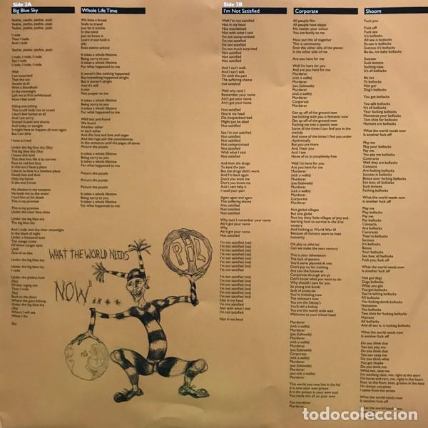 Discos de vinilo: PiL * 2LP What The World Needs Now... * Ltd Gatefold * 2015 Precintado - Foto 12