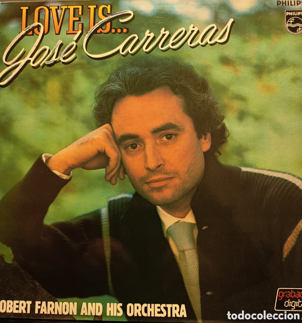 Discos de vinilo: Vinilo Jos&eacute; Carreras Love Is... - Foto 1