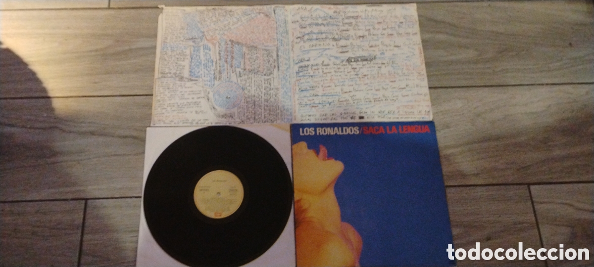 Discos de vinilo: LOS RONALDOS-SACA LA LENGUA-LP-EMI/SPAIN-IB - Foto 3