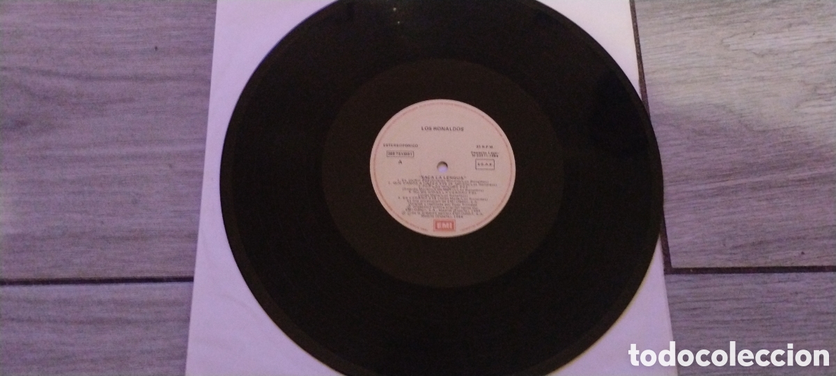 Discos de vinilo: LOS RONALDOS-SACA LA LENGUA-LP-EMI/SPAIN-IB - Foto 6