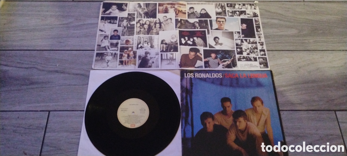 Discos de vinilo: LOS RONALDOS-SACA LA LENGUA-LP-EMI/SPAIN-IB - Foto 2