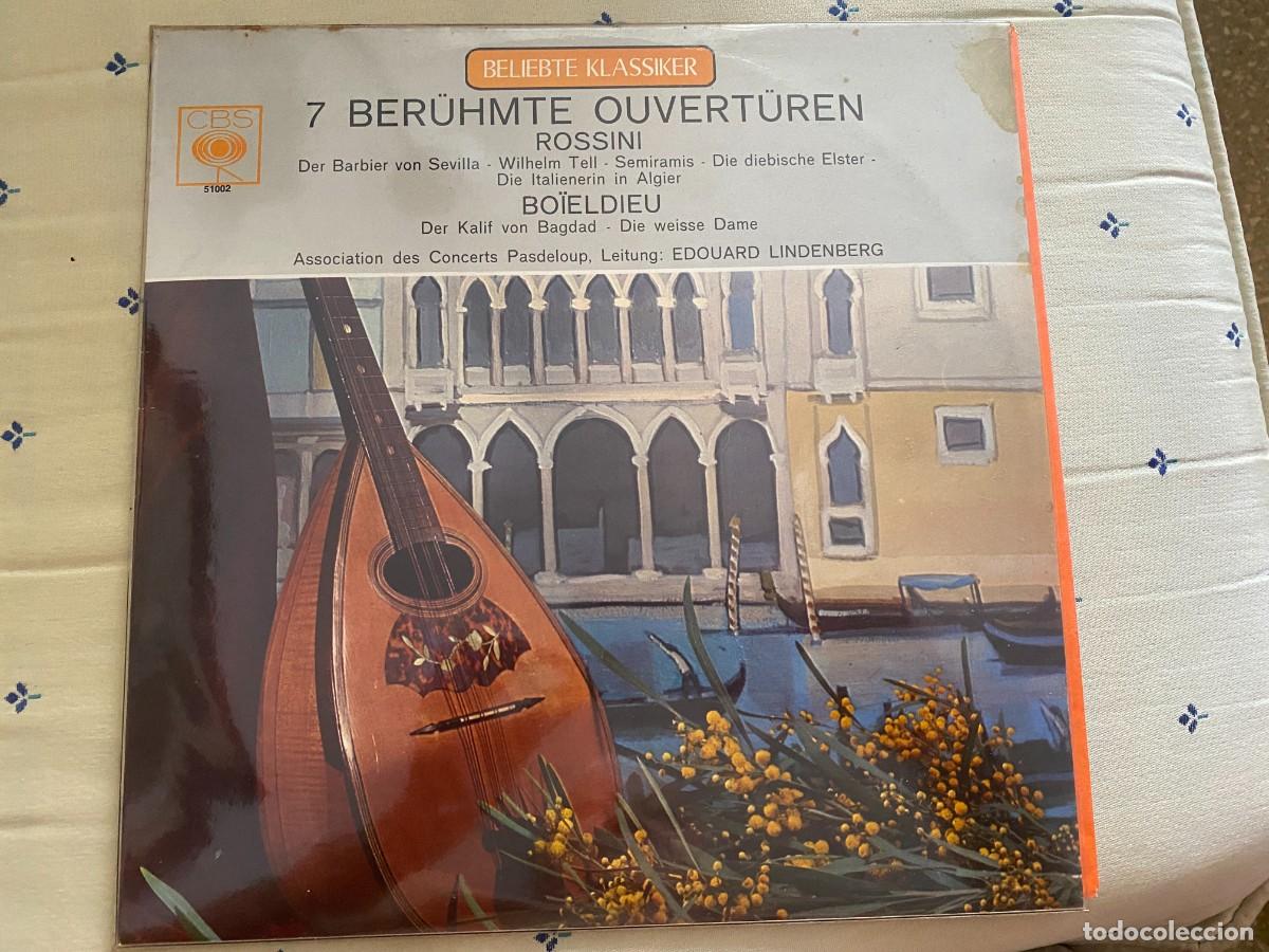 Discos de vinilo: LP ROSSINI - 7 BERUHMTE OUVERTUREN - Foto 1
