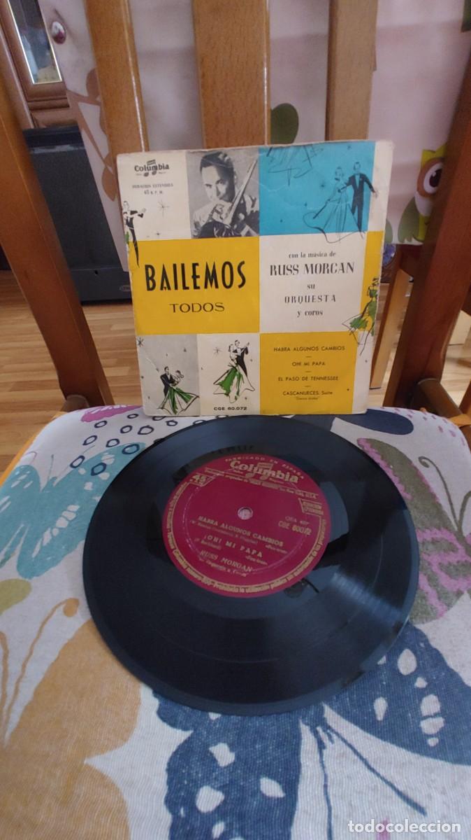 Discos de vinilo: RUSS MORGAN Y ORQUESTA-BAILEMOS TODOS - Foto 1