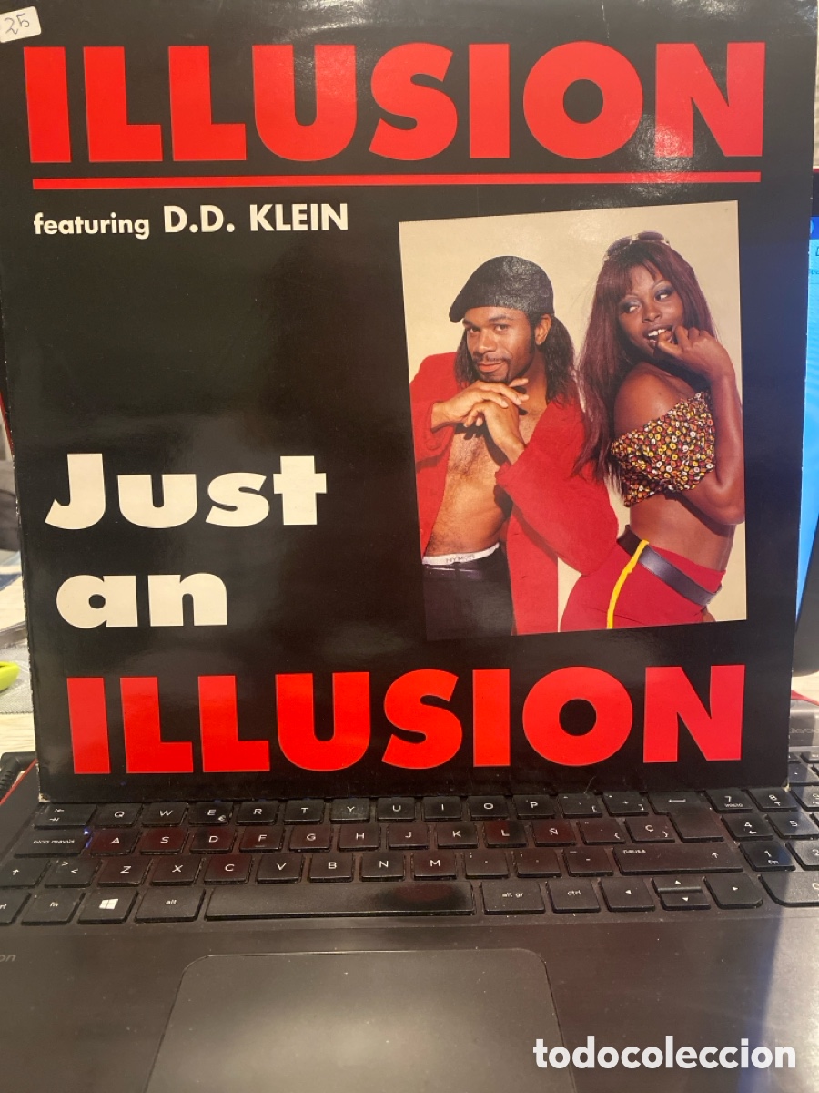 Discos de vinilo: ILLUSION - JUST AN ILLUSION MAXI SINGLE 12 PULGADAS - Foto 1