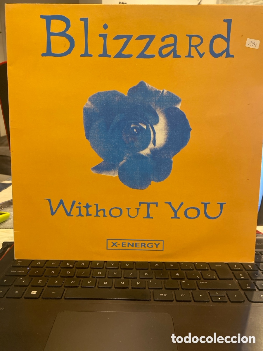 Discos de vinilo: BLIZZARD - WITHOUT YOU MAXI SINGLE 12 PULGADAS - Foto 1