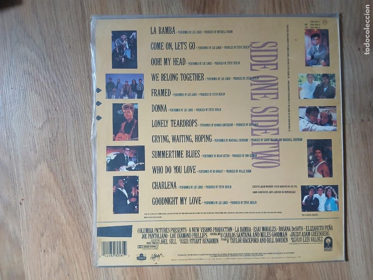 Discos de vinilo: La bamba - Banda sonora - Los lobos, Bo Diddley... - Foto 2