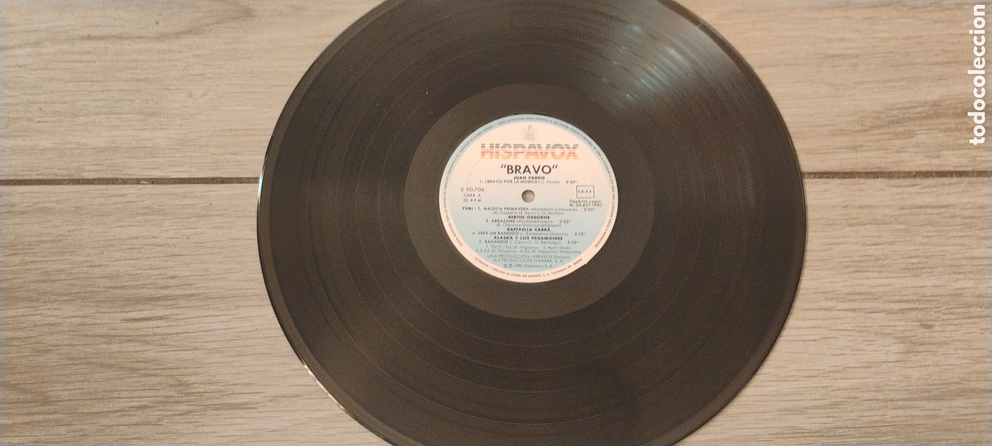 Discos de vinilo: BRAVO-VARIOUS-LP-HISPAVOX/SPAIN-IB - Foto 4
