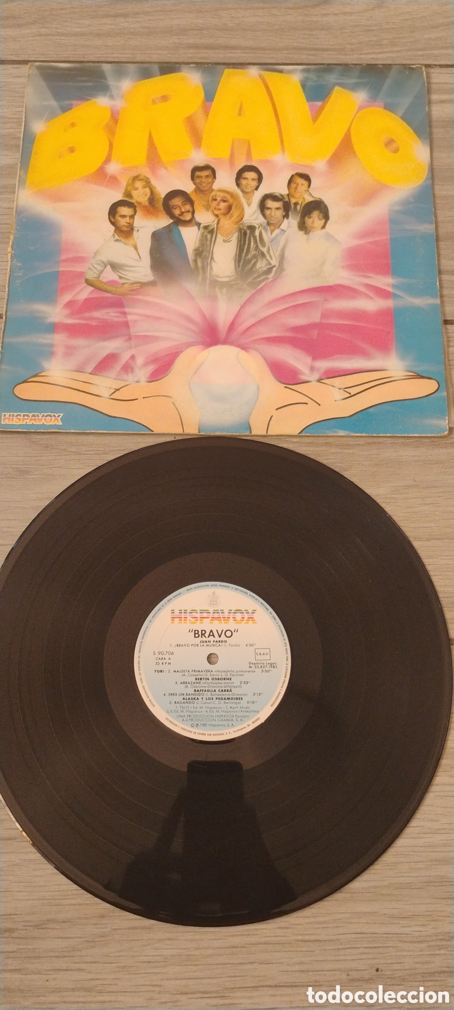 Discos de vinilo: BRAVO-VARIOUS-LP-HISPAVOX/SPAIN-IB - Foto 2