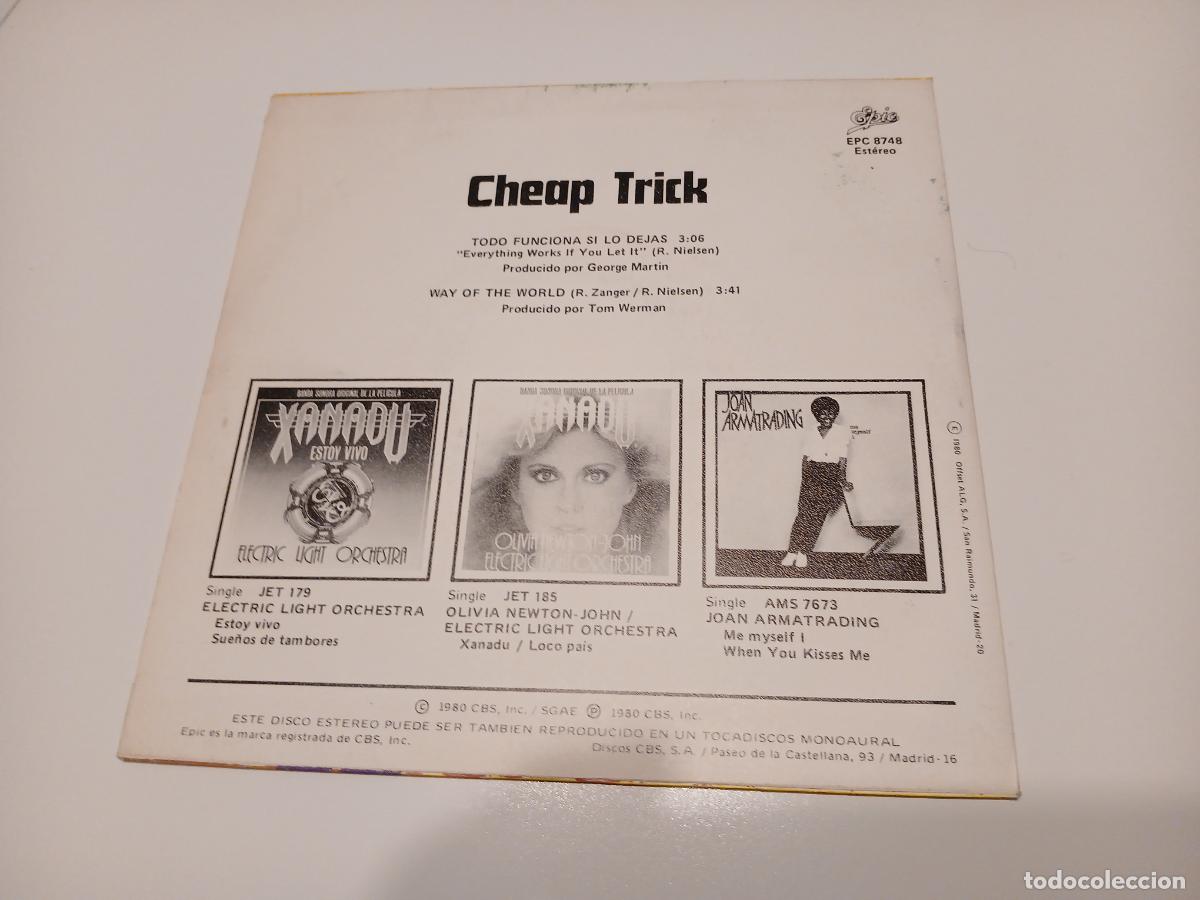 Discos de vinilo: Single Cheap Trick -Everything works if you let it- (1980) - Foto 5