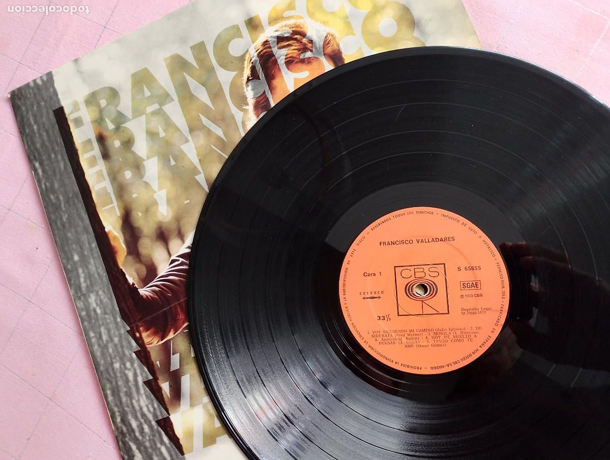 Discos de vinilo: francisco valladares cbs 1973 - Foto 3