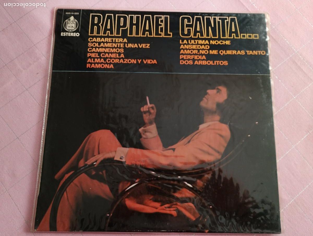 Discos de vinilo: Raphael &lrm;&ndash; Canta... 1976 hispavox - Foto 2