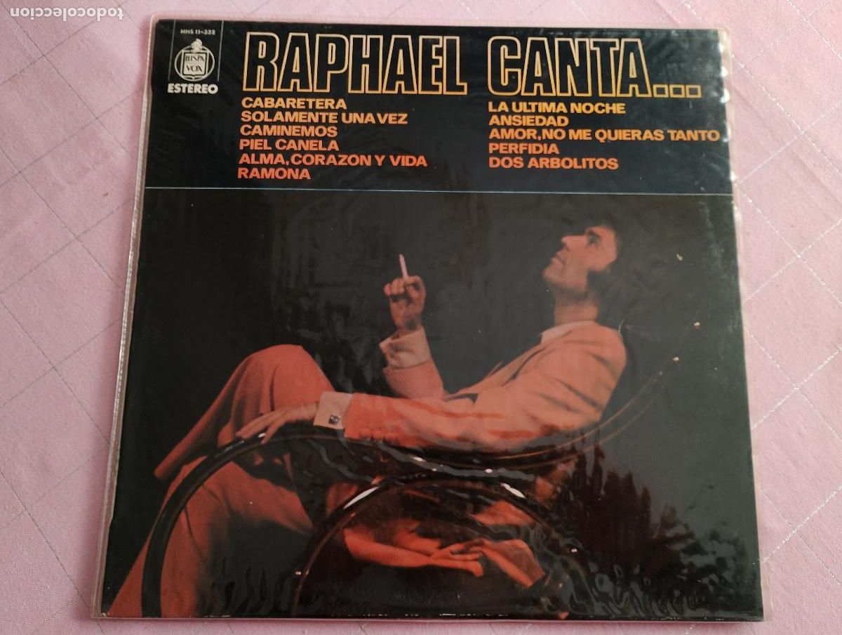 Discos de vinilo: Raphael &lrm;&ndash; Canta... 1976 hispavox - Foto 1