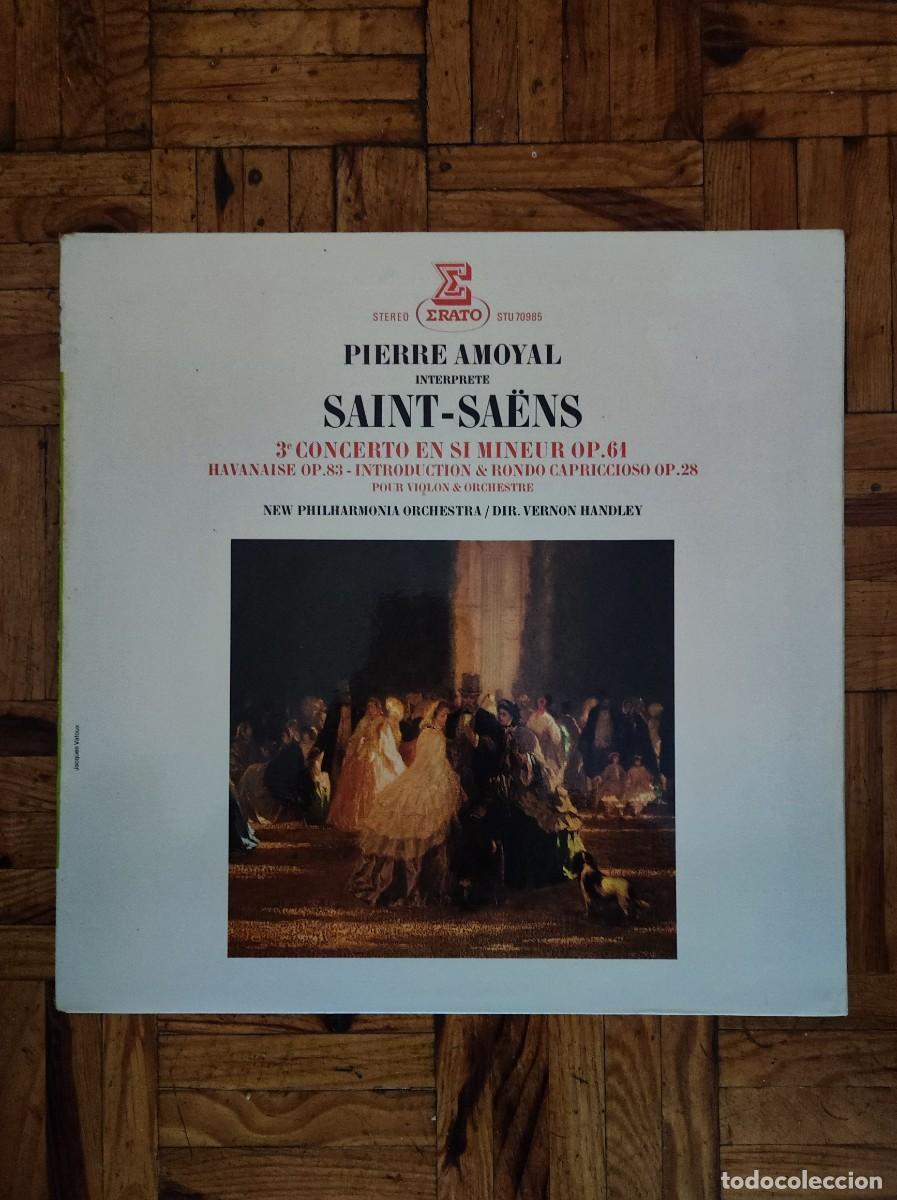Discos de vinilo: Pierre Amoyal Interpr&egrave;te Saint Sa&euml;ns*, New Philharmonia Orch. - Foto 1