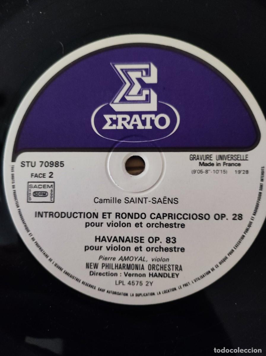 Discos de vinilo: Pierre Amoyal Interpr&egrave;te Saint Sa&euml;ns*, New Philharmonia Orch. - Foto 5