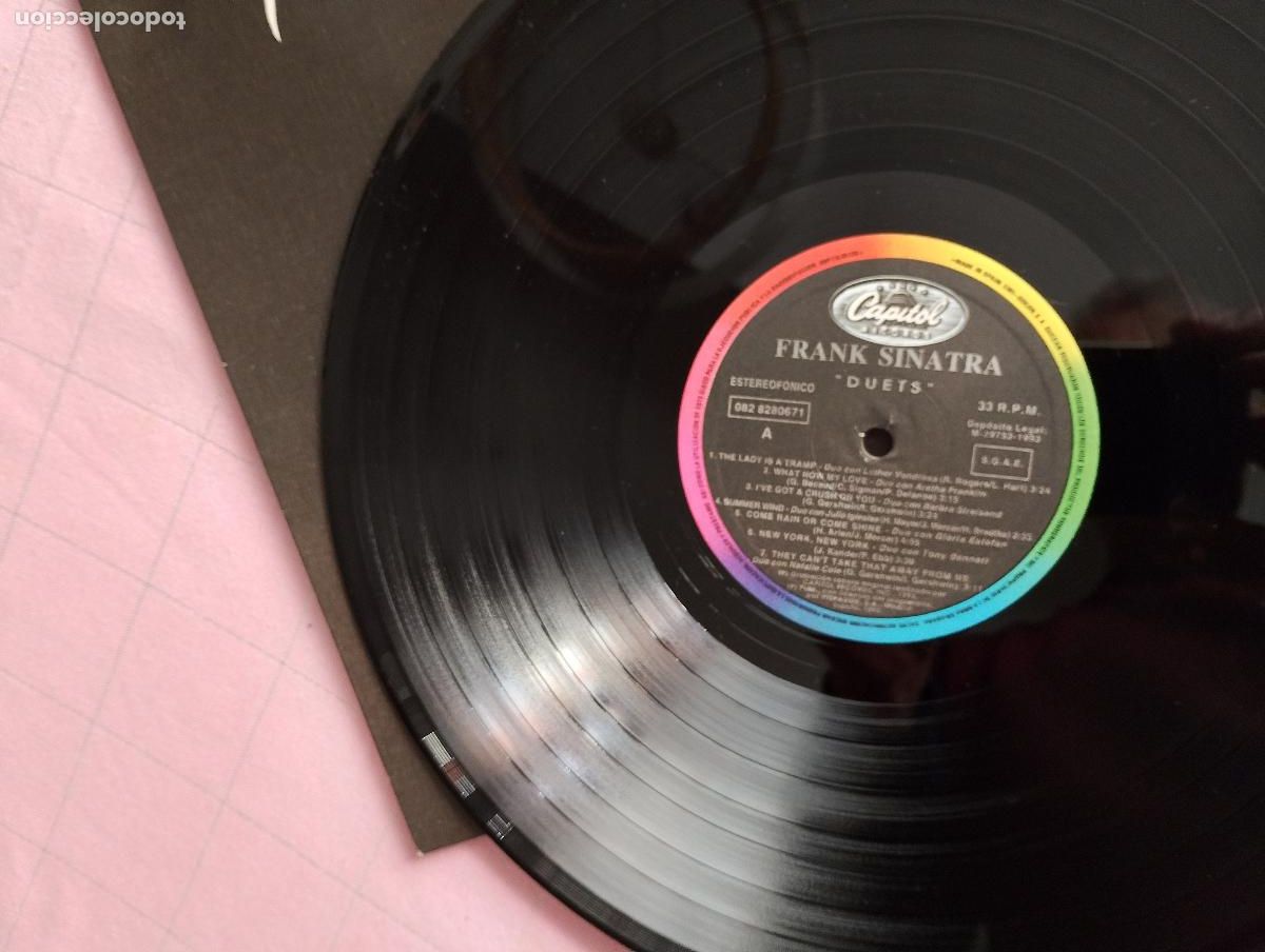 Discos de vinilo: Frank Sinatra &lrm;&ndash; Duets 1993 ED USA - Foto 2