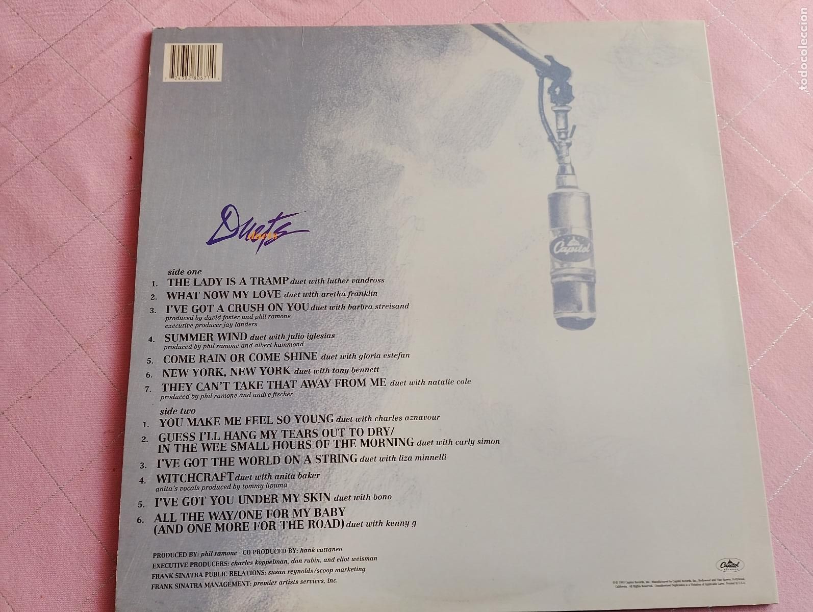Discos de vinilo: Frank Sinatra &lrm;&ndash; Duets 1993 ED USA - Foto 4