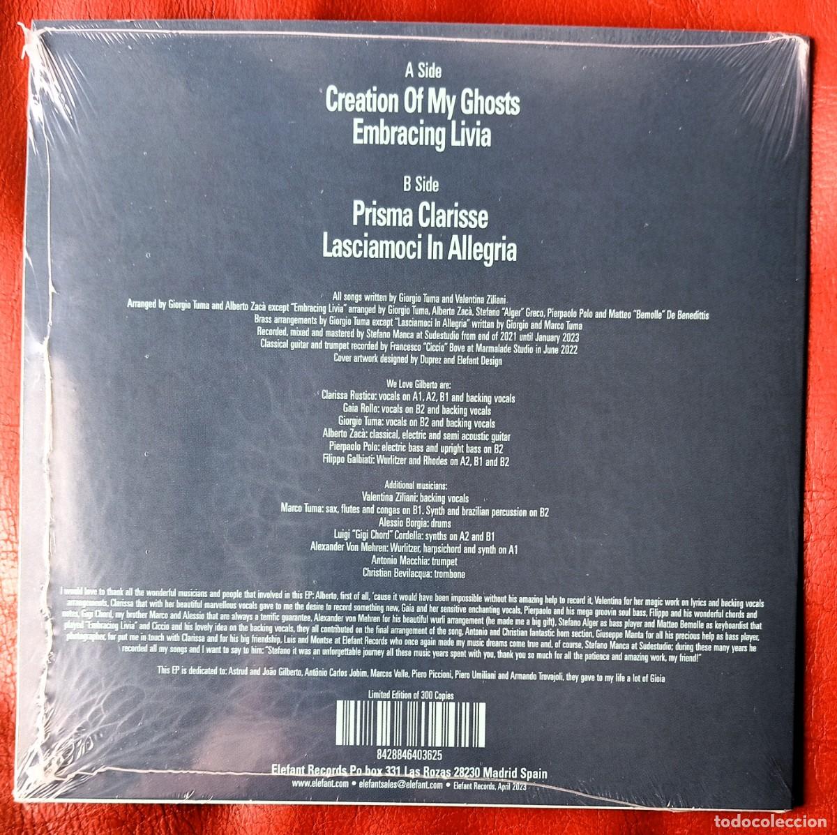 Discos de vinilo: GIORGIO TUMA - WE LOVE GILBERTO 7&rdquo; E.P. - Foto 2