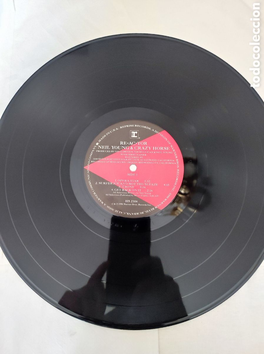 Discos de vinilo: NEIL YOUNG & CRAZY HORSE - REACTOR - Foto 3