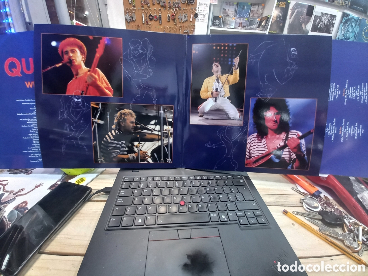 Discos de vinilo: QUEEN - Live At Wmbley&acute;86 - 2LP gatefold Unofficial - Foto 2