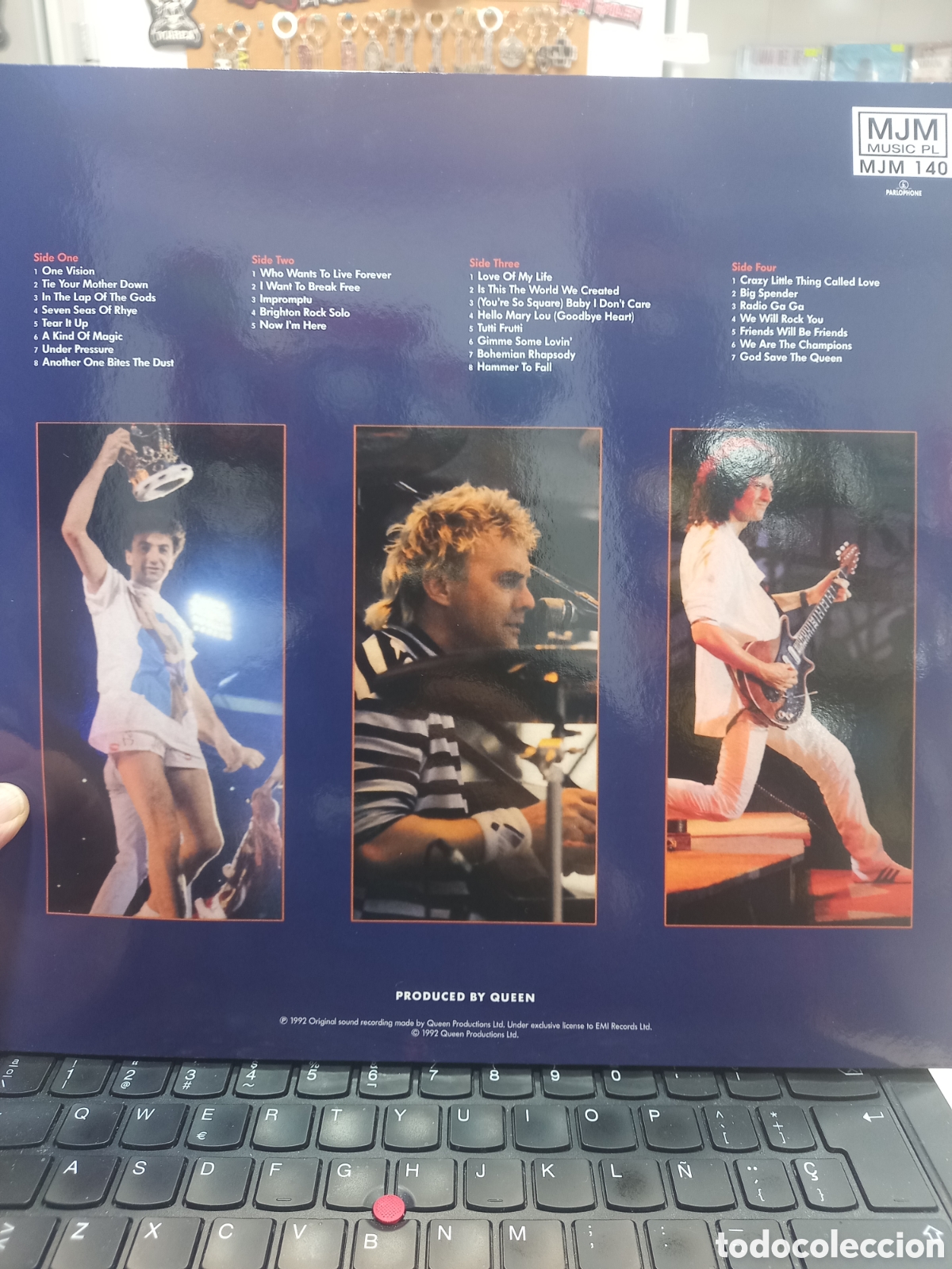 Discos de vinilo: QUEEN - Live At Wmbley&acute;86 - 2LP gatefold Unofficial - Foto 3