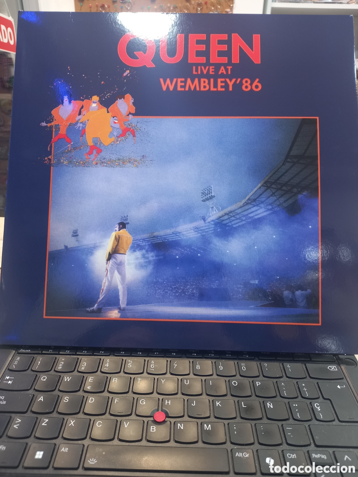 Discos de vinilo: QUEEN - Live At Wmbley&acute;86 - 2LP gatefold Unofficial - Foto 1