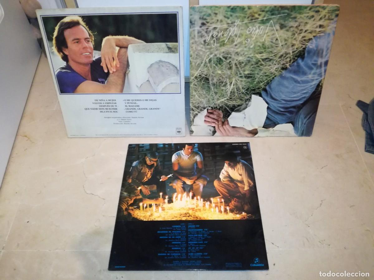 Discos de vinilo: LOTE DE 3 LPs DE JULIO IGLESIAS - Foto 2