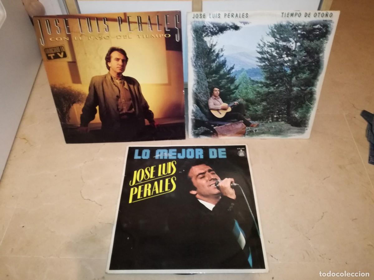 Discos de vinilo: LOTE DE 3 LPs DE JOSE LUIS PERALES - Foto 1
