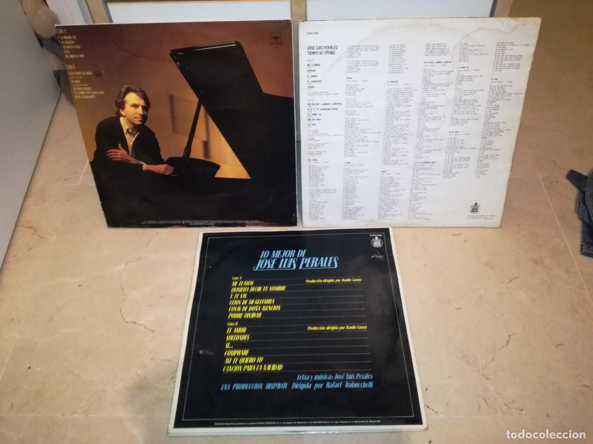 Discos de vinilo: LOTE DE 3 LPs DE JOSE LUIS PERALES - Foto 2