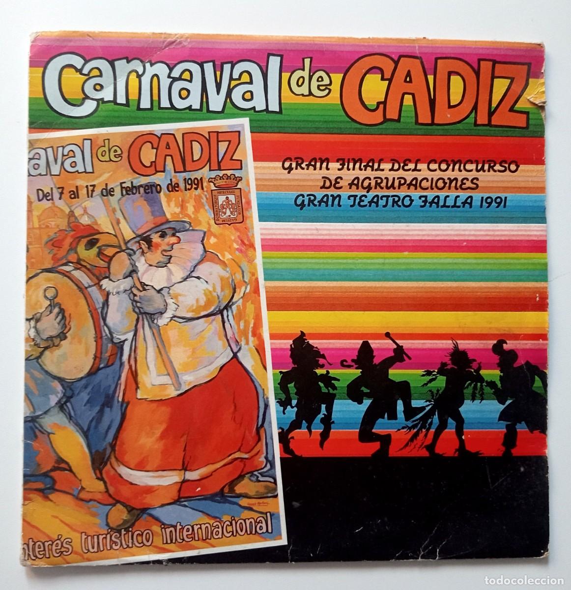 Discos de vinilo: CARNAVAL DE C&Aacute;DIZ TRIPLE LP GRAN FINAL 1991 - Foto 1
