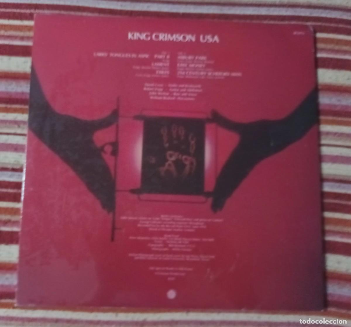 Discos de vinilo: KING CRIMSON - USA - LP - Foto 2
