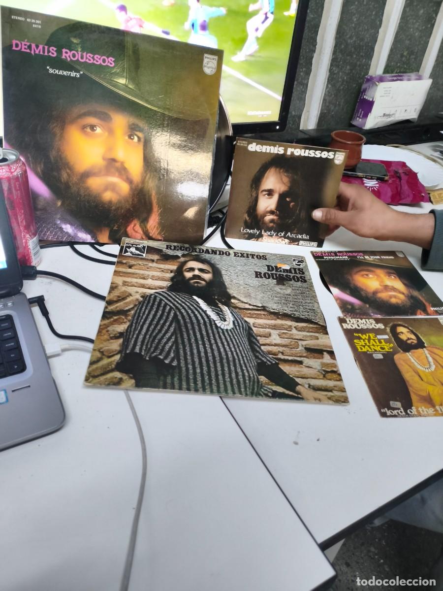 Discos de vinilo: LOTE 2 LP y 3 ep DEMIS ROUSSOS - Foto 1