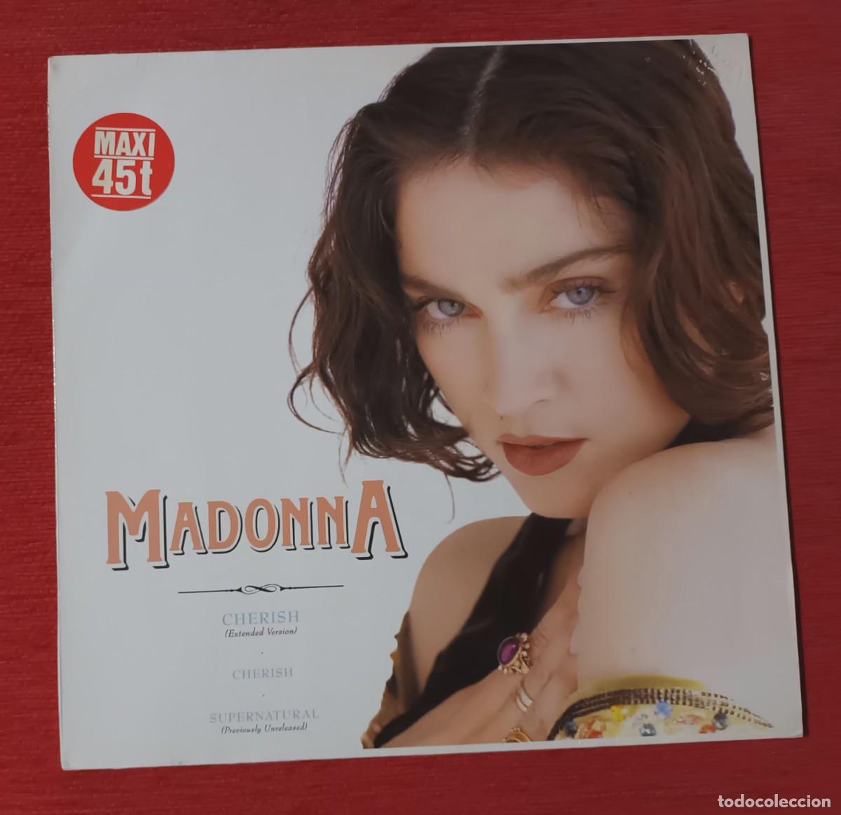 Discos de vinilo: MADONNA - CHERISH - MAXI SINGLE - 3 TRACKS - Foto 1