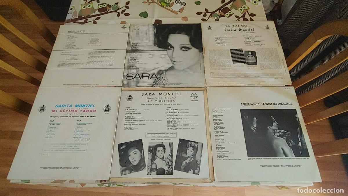 Discos de vinilo: SARA MONTIEL-LOTE DE 6 LPS - Foto 2
