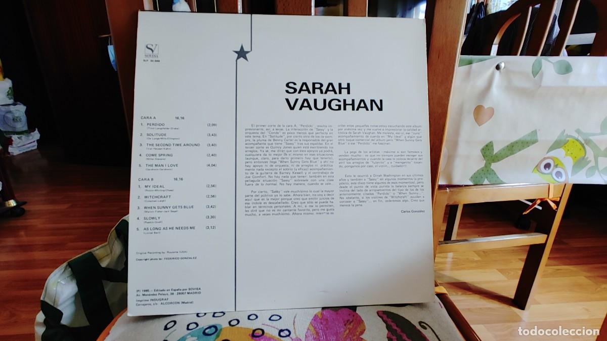 Discos de vinilo: SARAH VAUGHAN-LP ESTRELLAS DEL JAZZ-NUEVO - Foto 2
