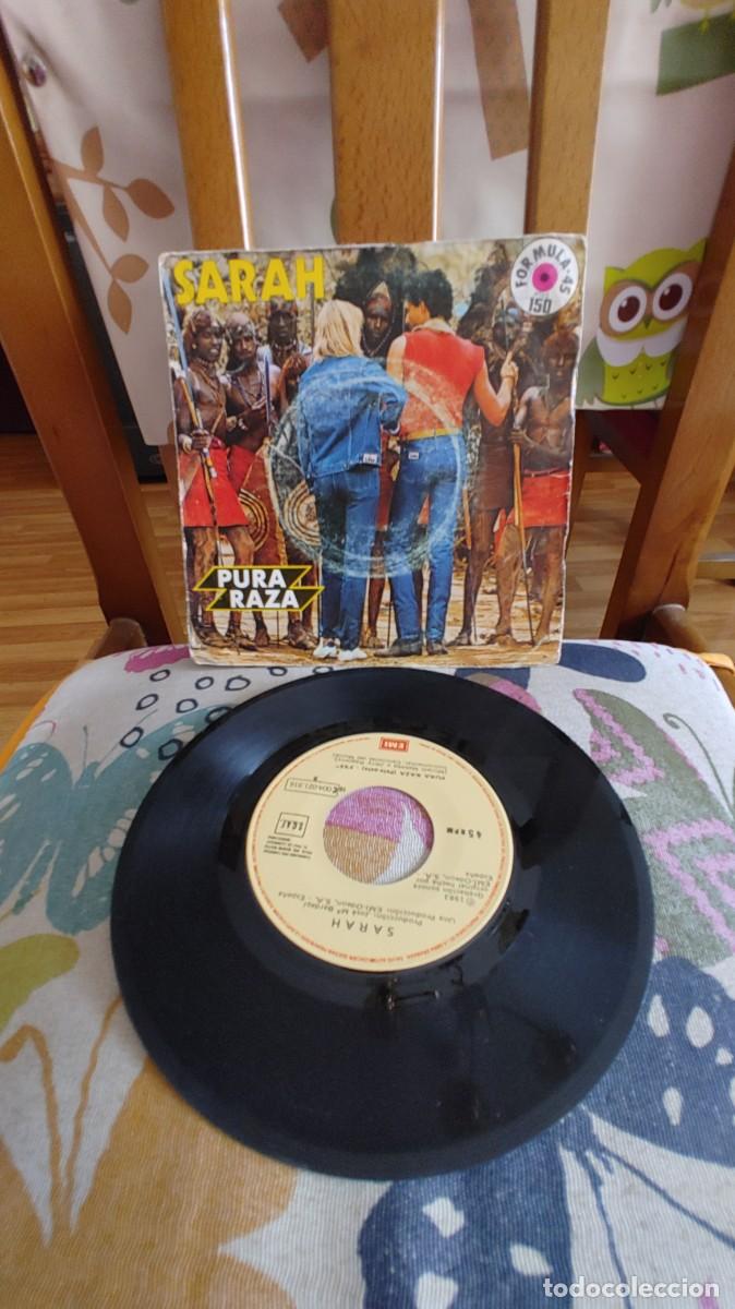 Discos de vinilo: SARAH-SINGLE PURA RAZA - Foto 1
