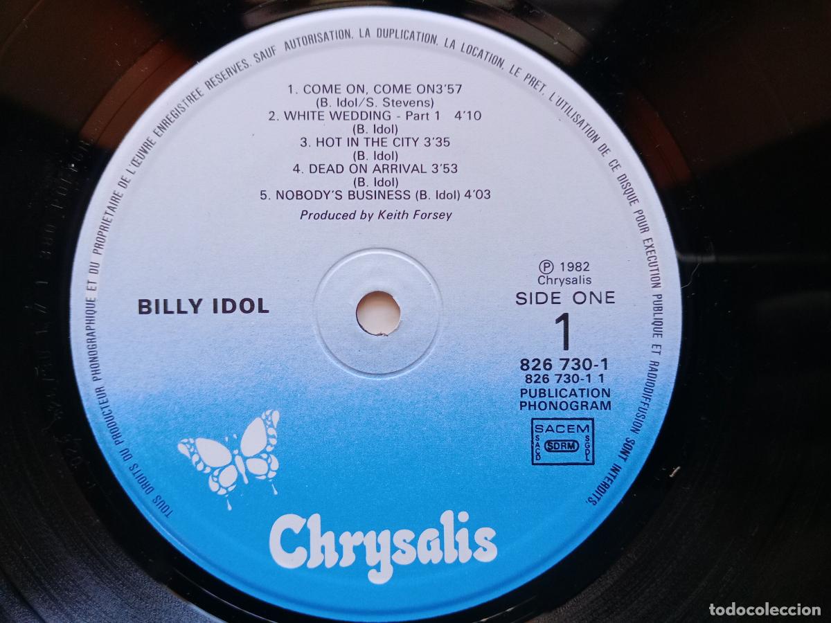Discos de vinilo: Billy Idol - Billy Idol - Foto 3
