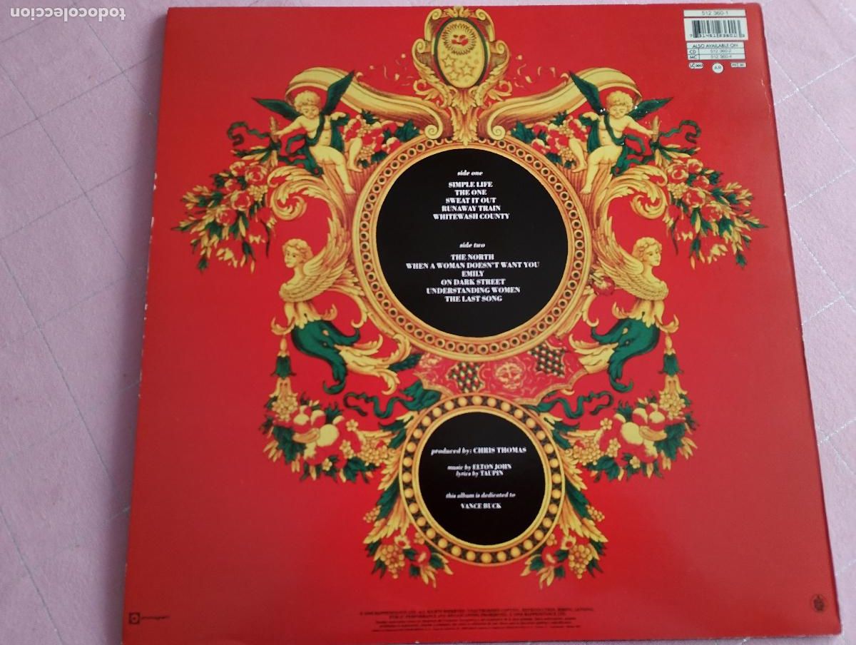 Discos de vinilo: Elton John &lrm;&ndash; The One 1992 ed espa&ntilde;ola - Foto 5