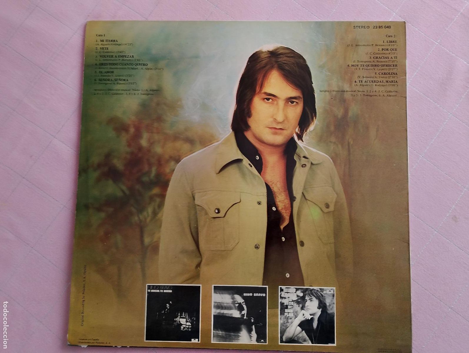 Discos de vinilo: Nino Bravo &lrm;&ndash; Mi Tierra,1972 - Foto 4