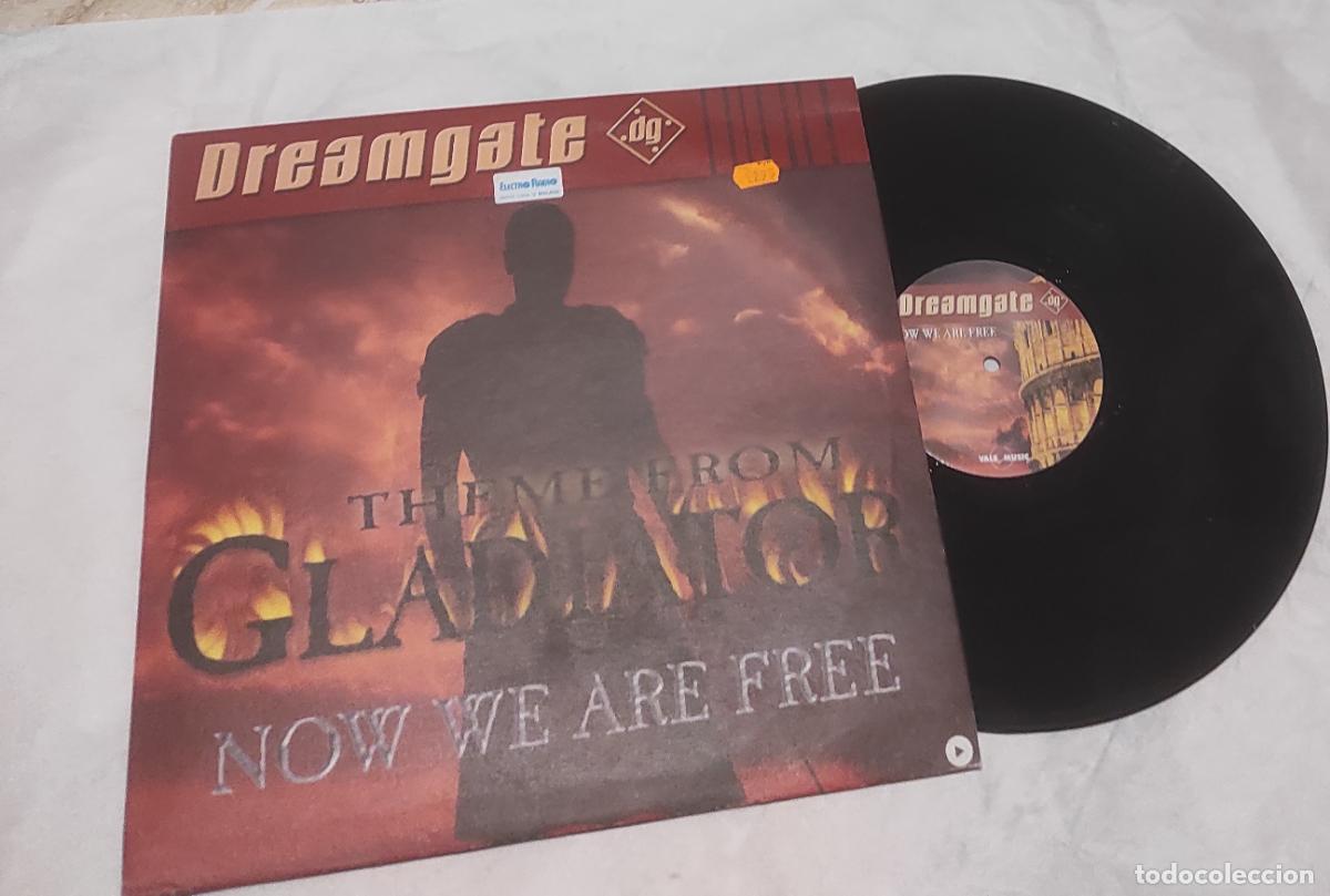Discos de vinilo: DREAMGATE NOW WE ARE FREE THEME FROM GLADIATOR-maxi- - Foto 1