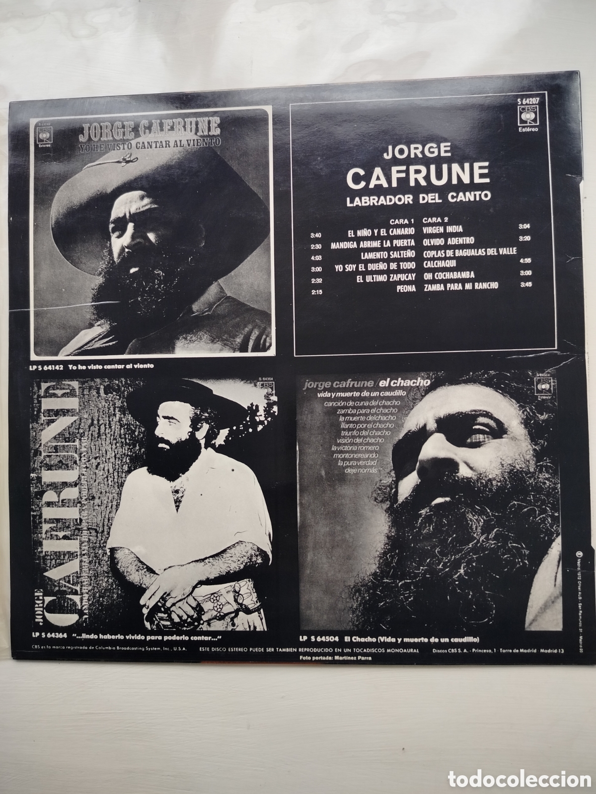 Discos de vinilo: Jorge Cafrune LP 1972 - Foto 2