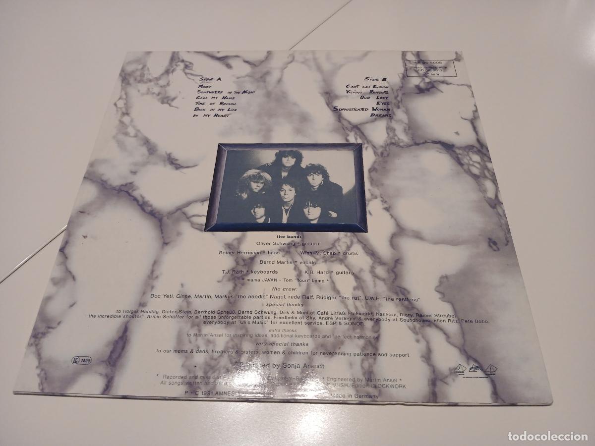 Discos de vinilo: Javan &lrm;&ndash; Somewhere In The Night- (1991) LP disco vinilo - Foto 7