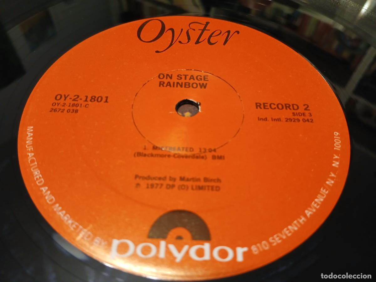 Discos de vinilo: Rainbow &ndash; On Stage- (1977) 2 X LP disco vinilo - Foto 3
